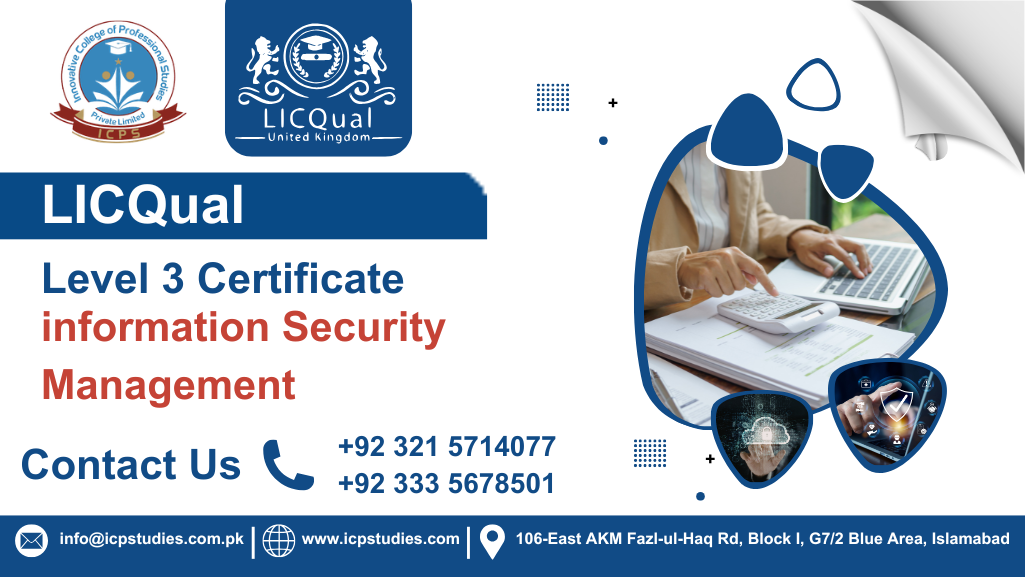 LICQual Level 3 Certificate in information Security Management