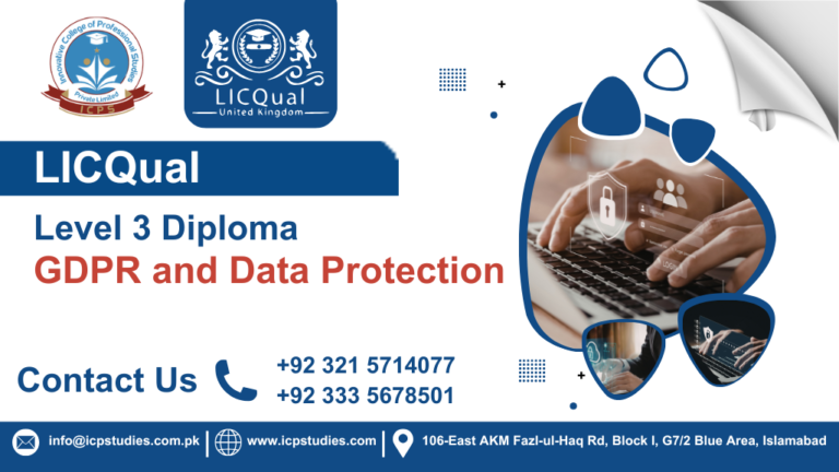 LICQual Level 3 Diploma in GDPR and Data Protection