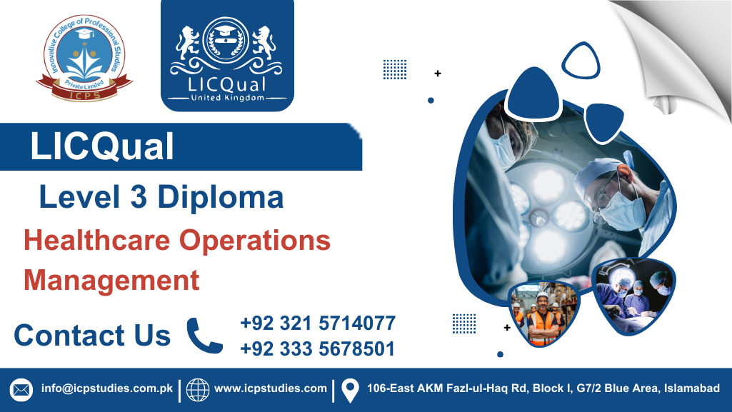 LICQual Level 3 Diploma in Healthcare Operations Management 