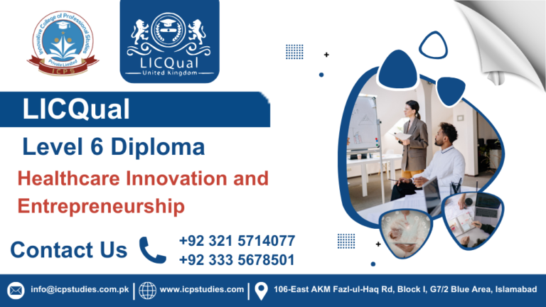 LICQual Level 6 Diploma in Healthcare Innovation and Entrepreneurship