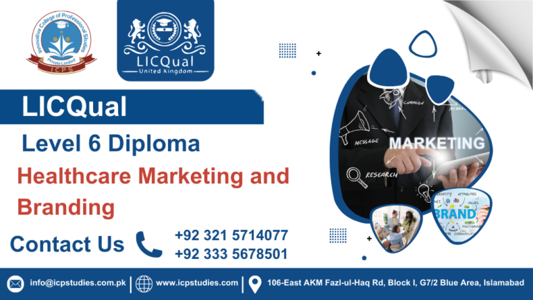 LICQual Level 6 Diploma in Healthcare Marketing and Branding 