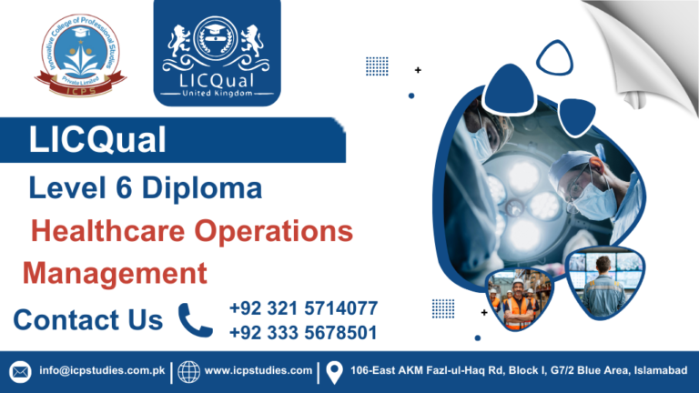 LICQual Level 6 Diploma in Healthcare Operations Management