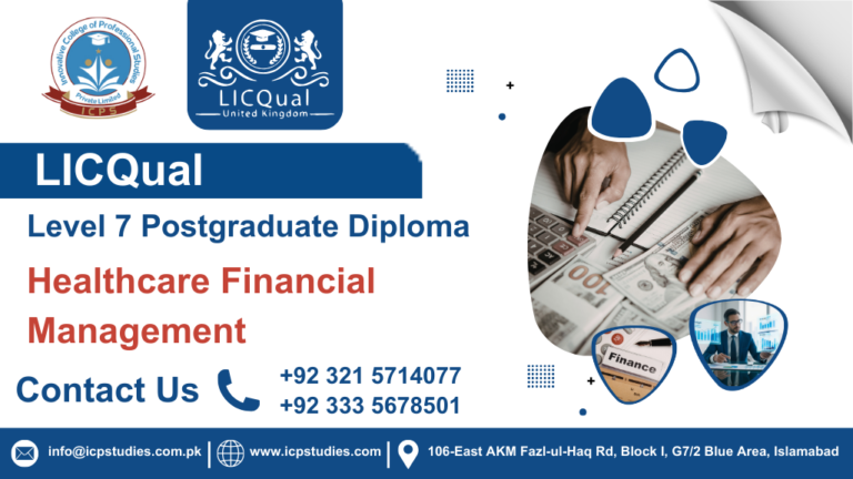 LICQual Level 7 Postgraduate Diploma in Healthcare Financial Management