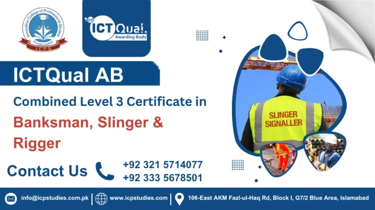 ICTQual AB Combined Level 3 Certificate in Banksman, Slinger & Rigger