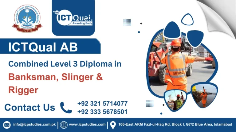 ICTQual AB Combined Level 3 Diploma in Banksman, Slinger & Rigger