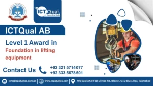 ICTQual AB Level 1 Award in Foundation in lifting equipment