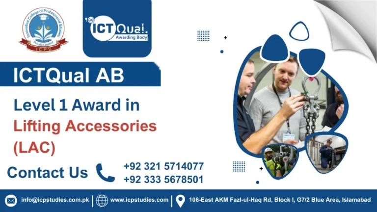 ICTQual AB Level 1 Award in Lifting Accessories (LAC)