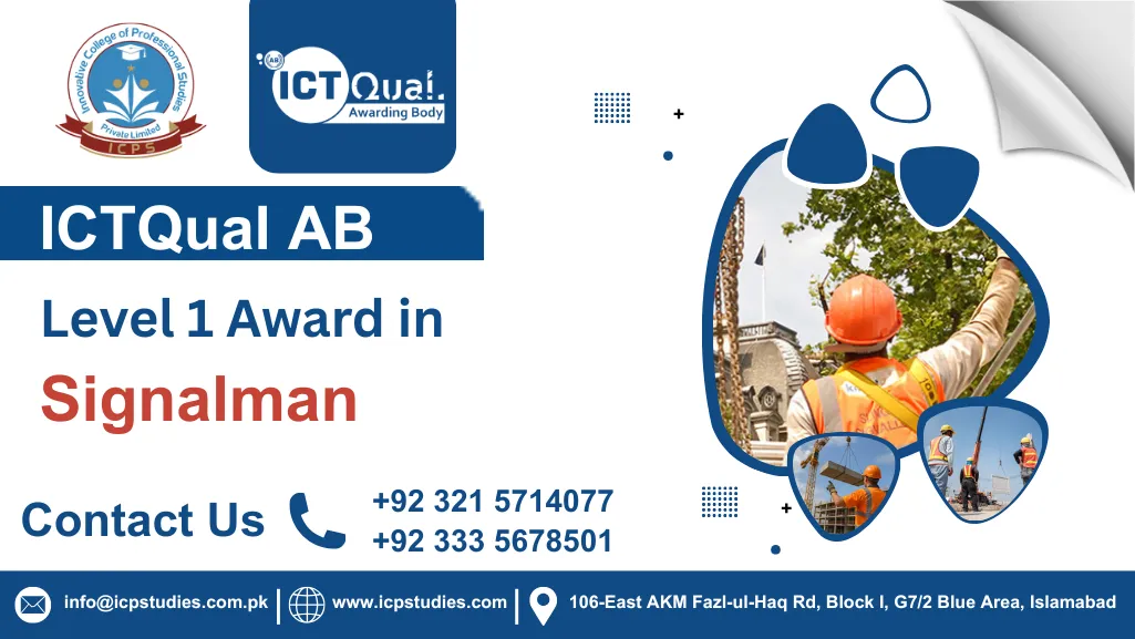 ICTQual AB Level 1 Award in Signalman