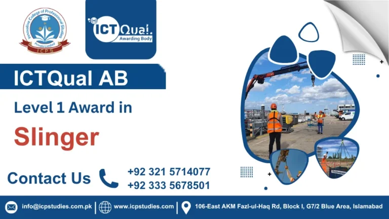 ICTQual AB Level 1 Award in Slinger