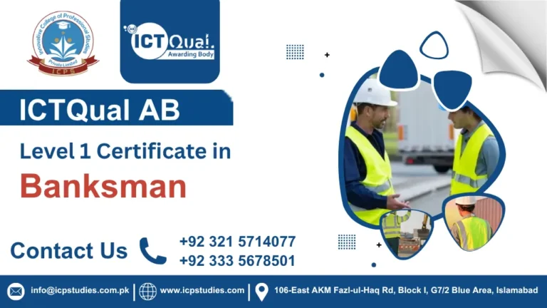 ICTQual AB Level 1 Certificate in Banksman