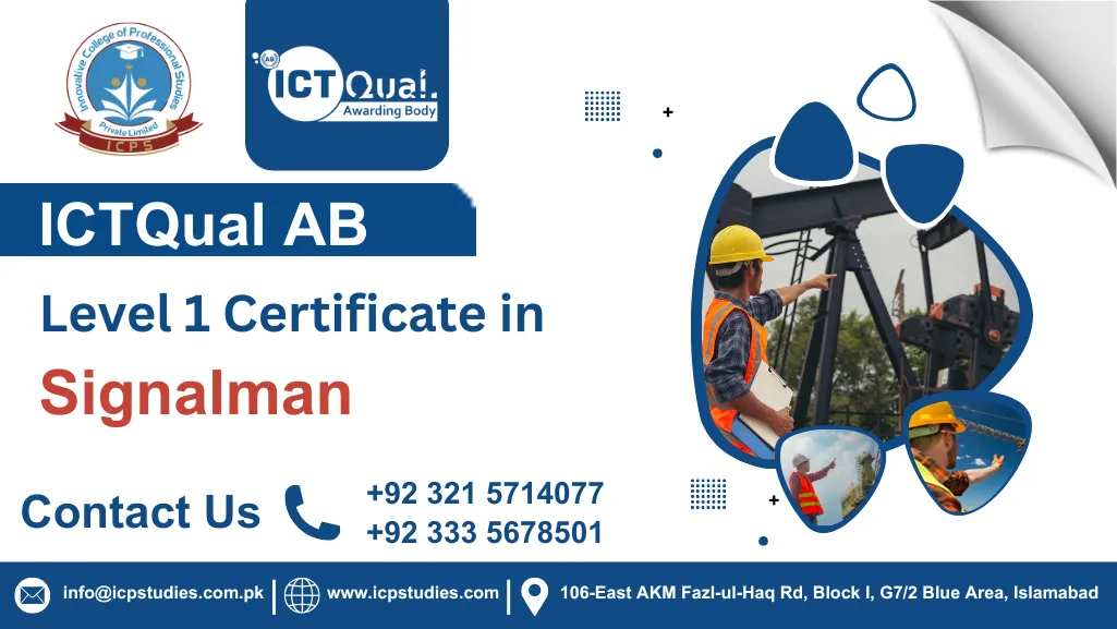 ICTQual AB Level 1 Certificate in Signalman