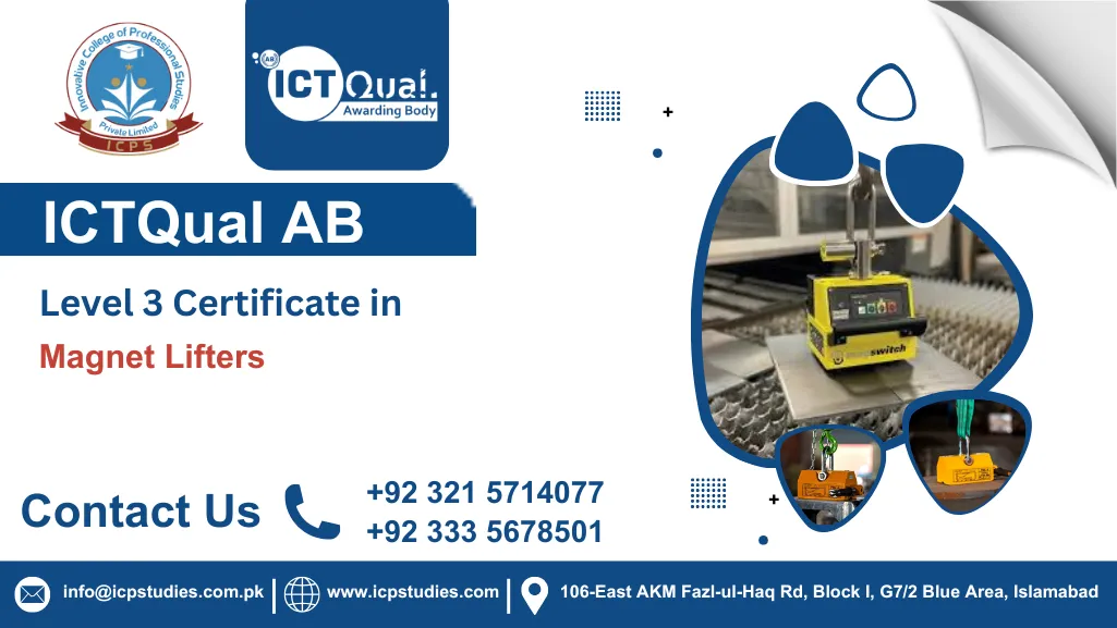 ICTQual AB Level 3 Certificate in Magnet Lifters