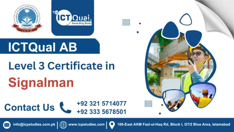 ICTQual AB Level 3 Certificate in Signalman