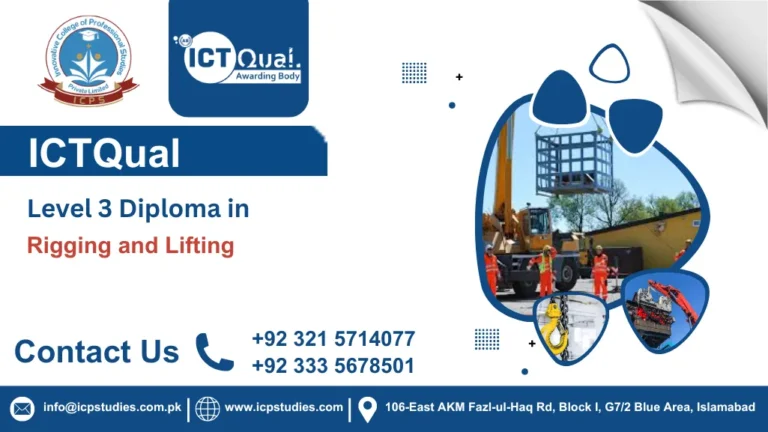 ICTQual AB Level 3 Diploma in Rigging and Lifting