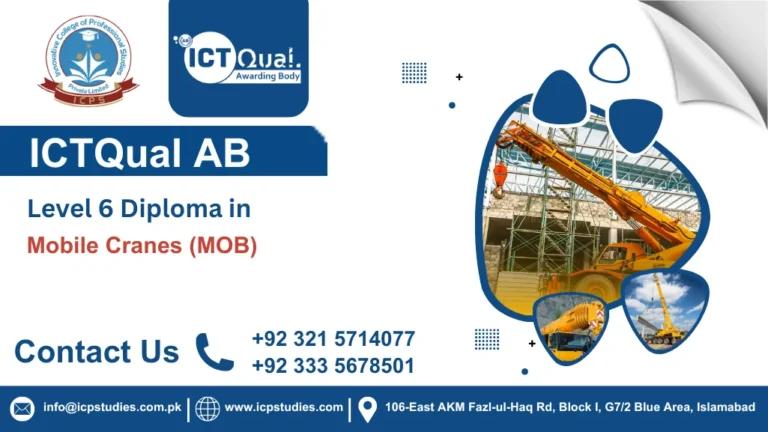 ICTQual AB Level 6 Diploma in Mobile Cranes (MOB)