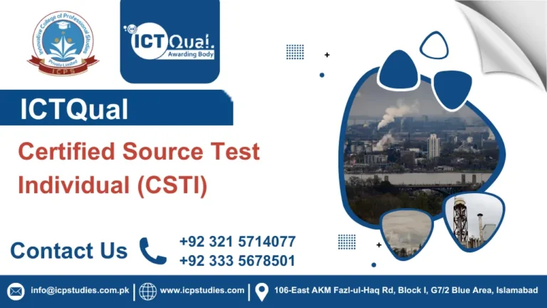 ICTQual Certified Source Test Individual (CSTI)