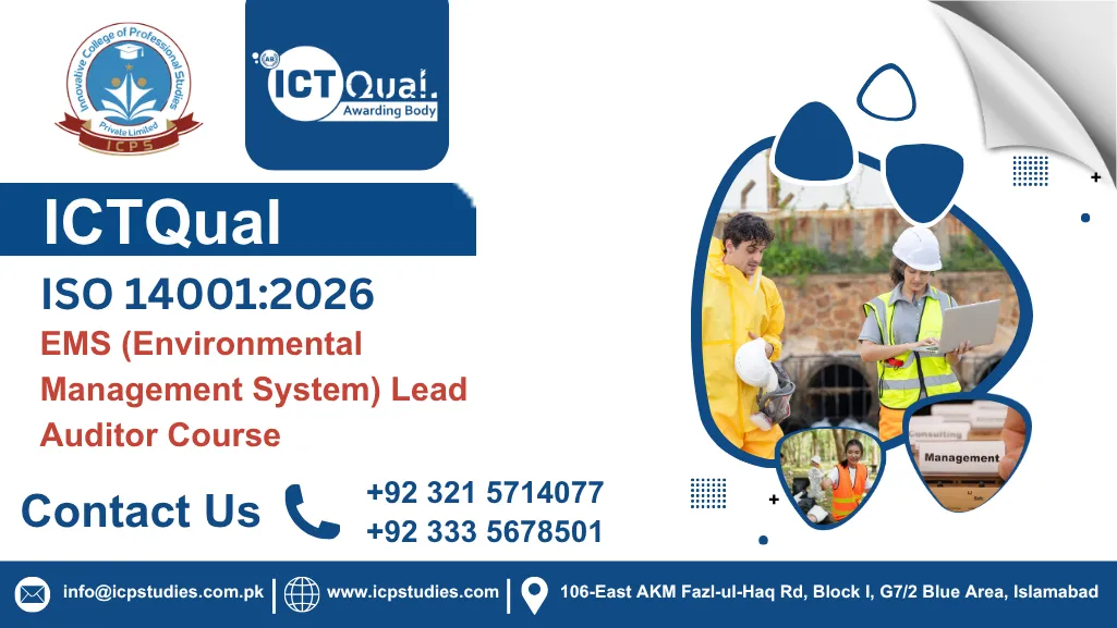 ICTQual ISO 14001:2026 EMS (Environmental Management System) Lead Auditor Course