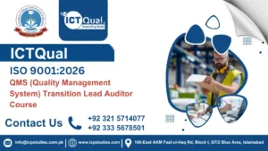 ICTQual ISO 9001:2026 QMS (Quality Management System) Transition Lead Auditor Course