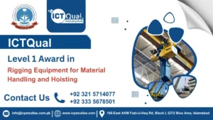 ICTQual Level 1 Award in Rigging Equipment for Material Handling and Hoisting