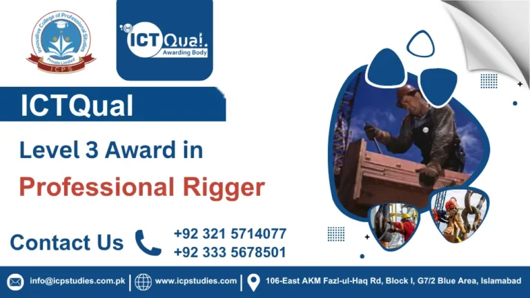 ICTQual Level 3 Award in Professional Rigger