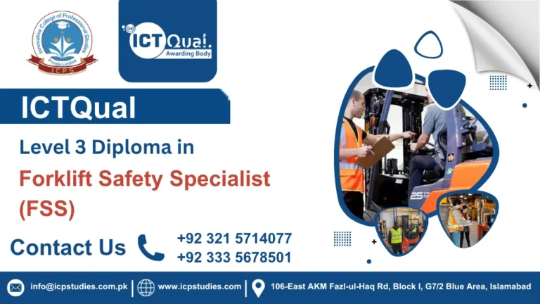 ICTQual Level 3 Diploma in Forklift Safety Specialist (FSS)