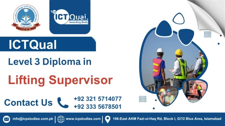 ICTQual Level 3 Diploma in Lifting Supervisor
