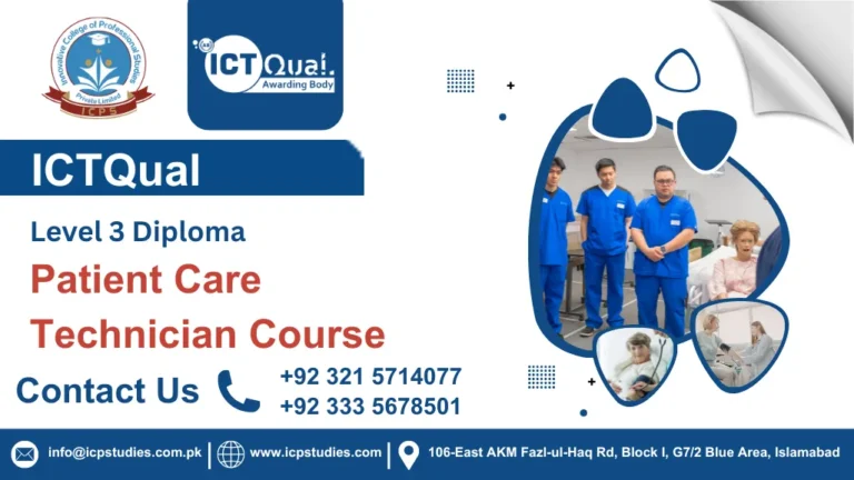 ICTQual Level 3 Diploma in Patient Care Technician Course