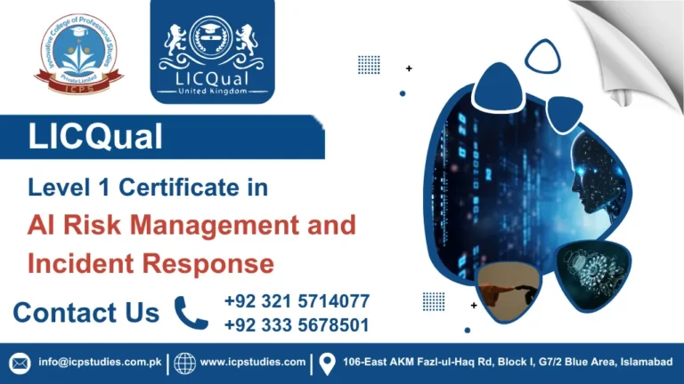 LICQual Level 1 Certificate in AI Risk Management and Incident Response