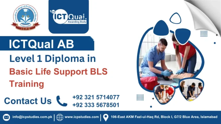 ICTQual AB Level 1 Diploma in Basic Life Support BLS Training