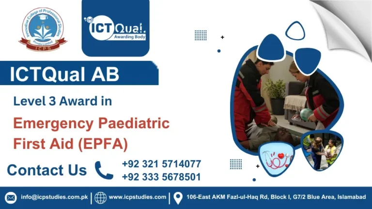 ICTQual AB Level 3 Award in Emergency Paediatric First Aid (EPFA)