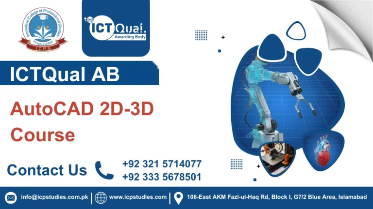 ICTQual AutoCAD 2D-3D Course