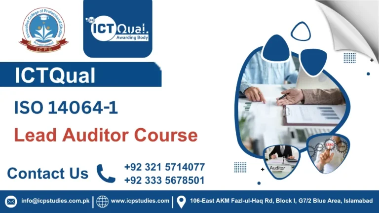 ICTQual ISO 14064-1 Lead Auditor Course