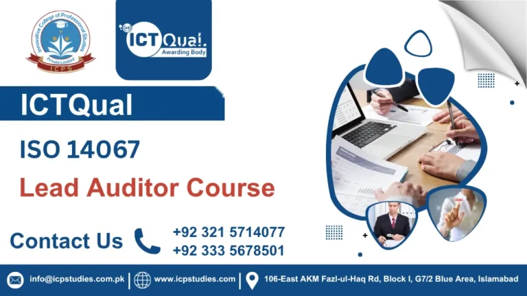ICTQual ISO 14067 Lead Auditor Course