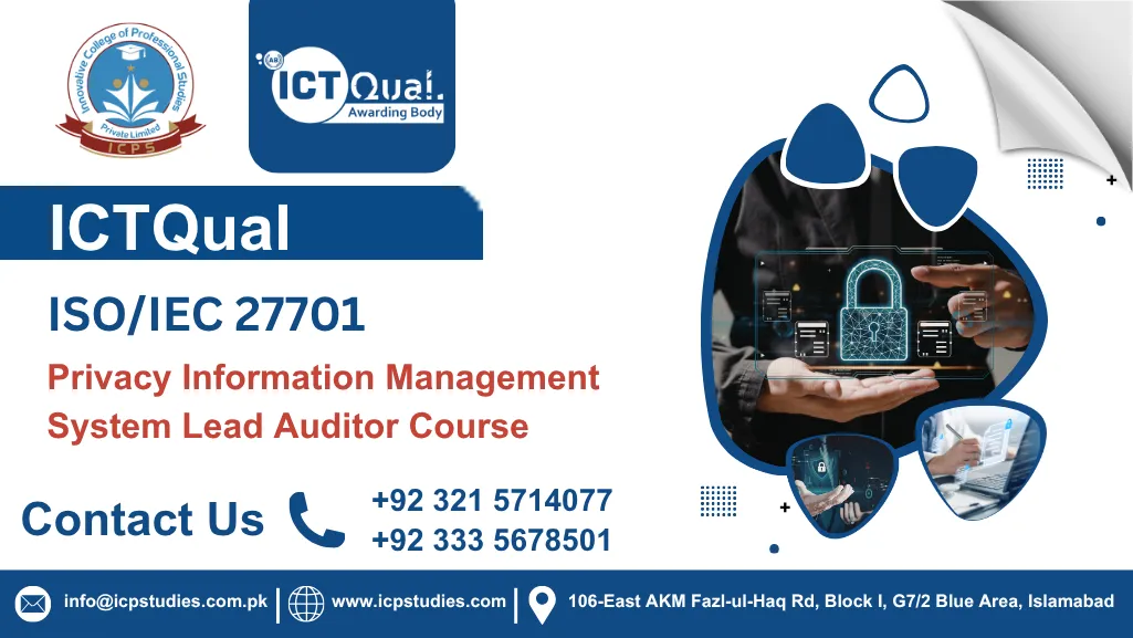 ICTQual ISO/IEC 27701 Privacy Information Management System Lead Auditor Course