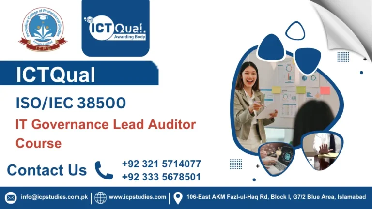 ICTQual ISO/IEC 38500 IT Governance Lead Auditor Course