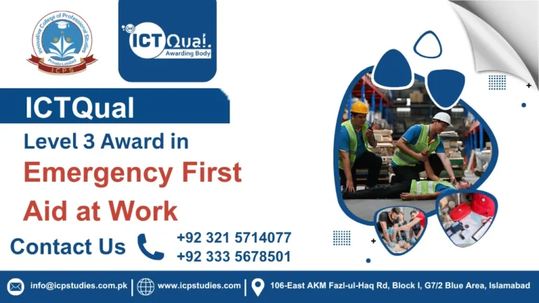 ICTQual Level 3 Award in Emergency First Aid at Work