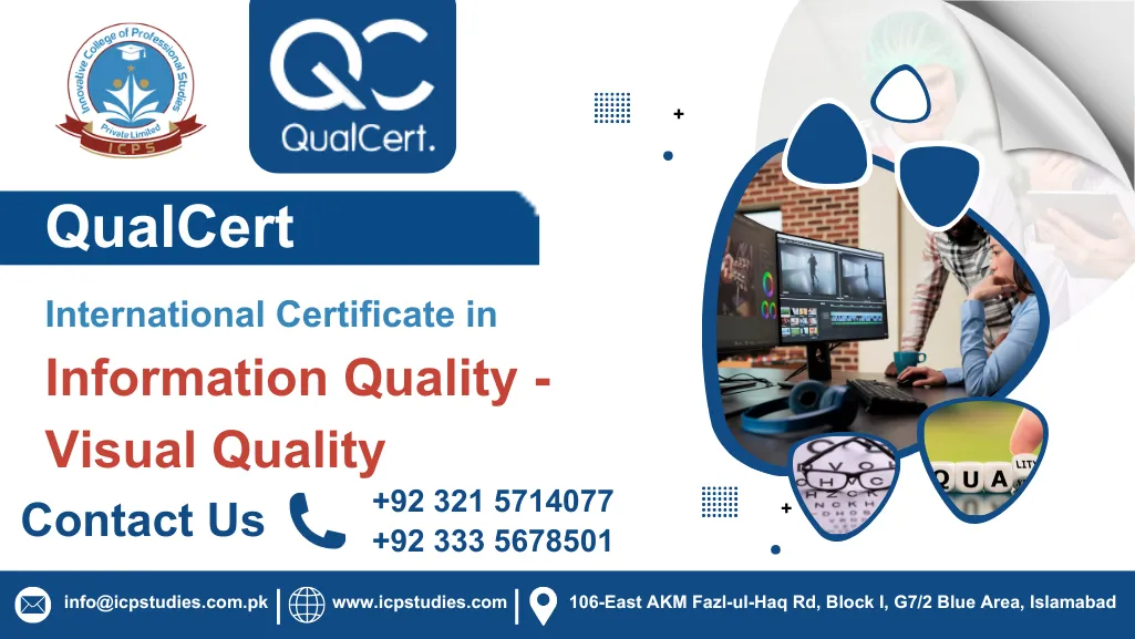 QualCert International Certificate in Information Quality -Visual Quality