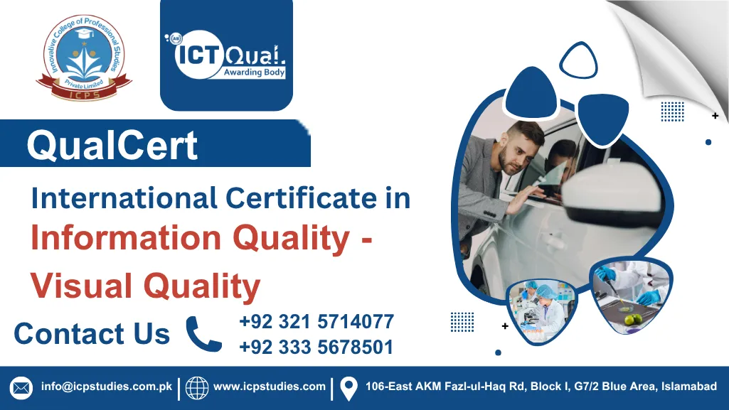 QualCert International Certificate in Information Quality -Visual Quality