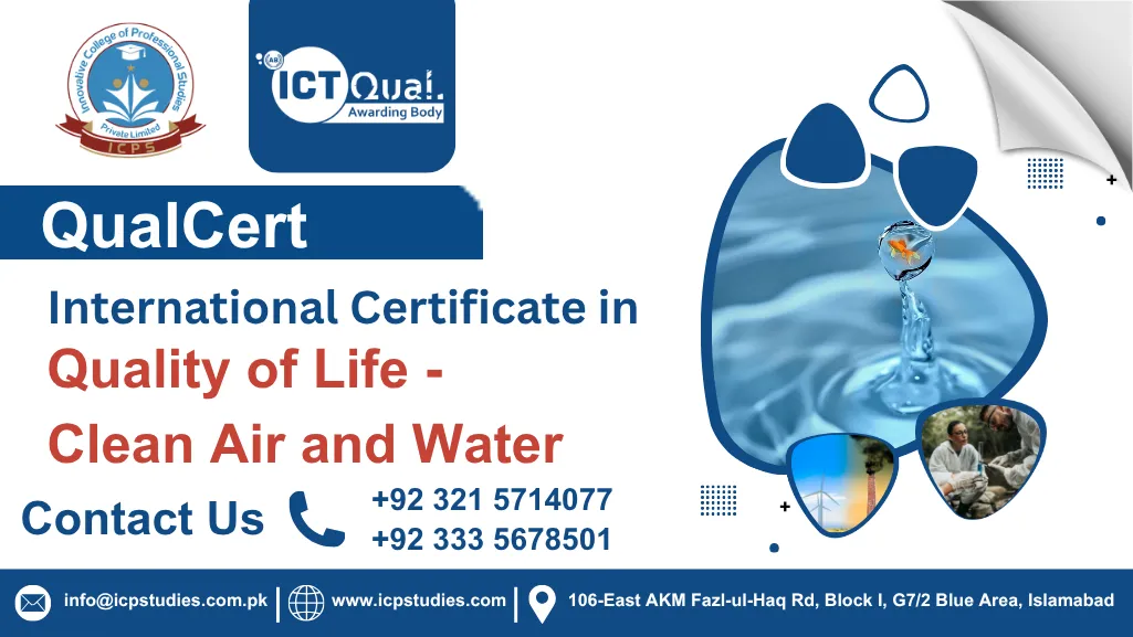 QualCert International Certificate in Quality of Life -Clean Air and Water