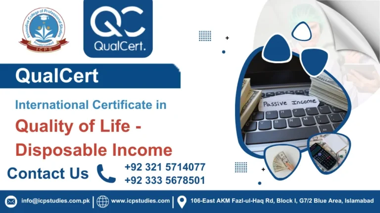 QualCert International Certificate in Quality of Life -Disposable Income
