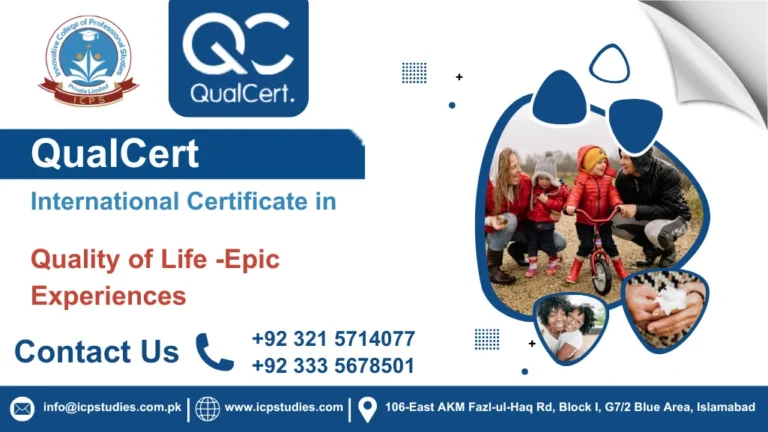 QualCert International Certificate in Quality of Life -Epic Experiences