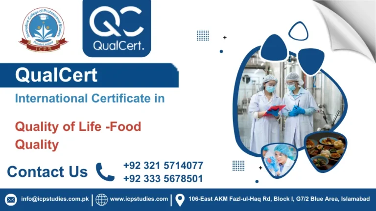 QualCert International Certificate in Quality of Life -Food Quality