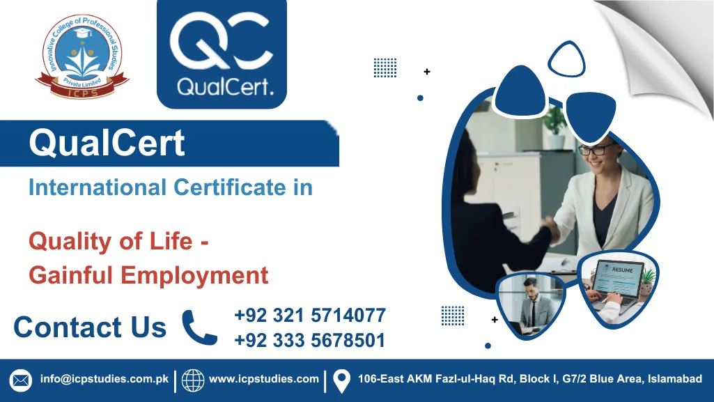 QualCert International Certificate in Quality of Life -Gainful Employment