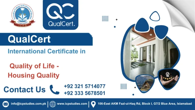 QualCert International Certificate in Quality of Life -Housing Quality