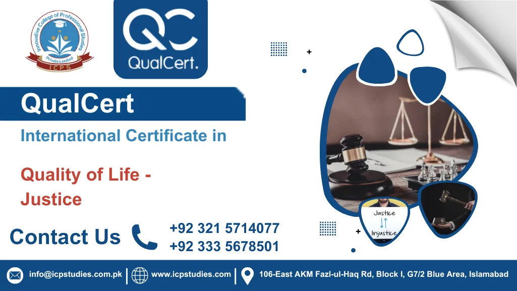 QualCert International Certificate in Quality of Life -Justice