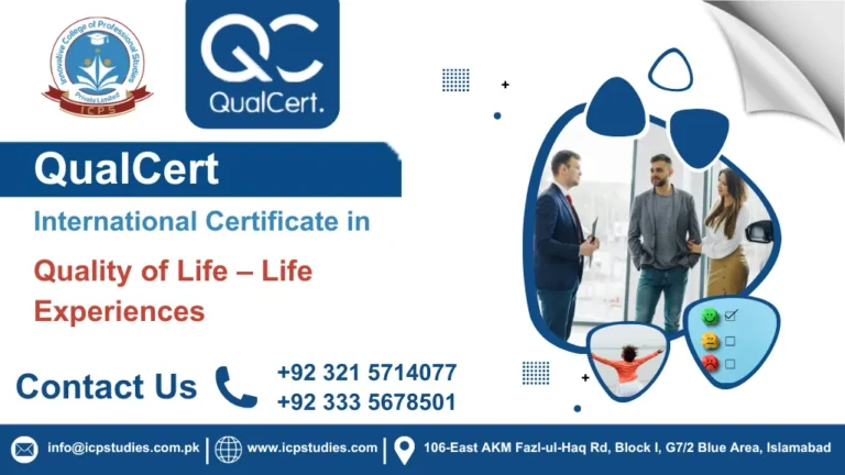 QualCert International Certificate in Quality of Life – Life Experiences