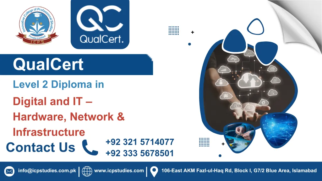 QualCert Level 2 Diploma in Digital and IT – Hardware, Network & Infrastructure