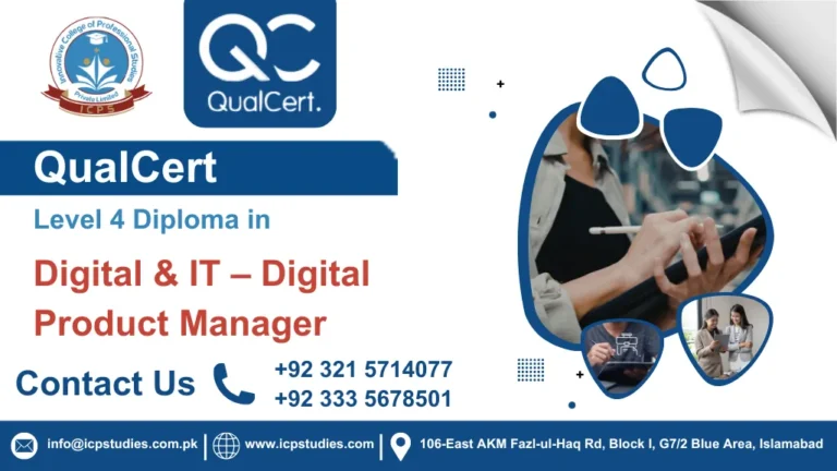 QualCert Level 4 Diploma in Digital & IT – Digital Product Manager