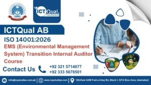 ICTQual ISO 14001:2026 EMS (Environmental Management System) Transition Internal Auditor Course