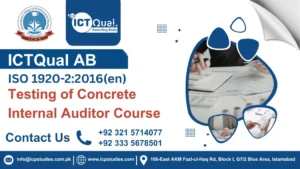 ICTQual ISO 1920-2:2016(en) Testing of Concrete Internal Auditor Course
